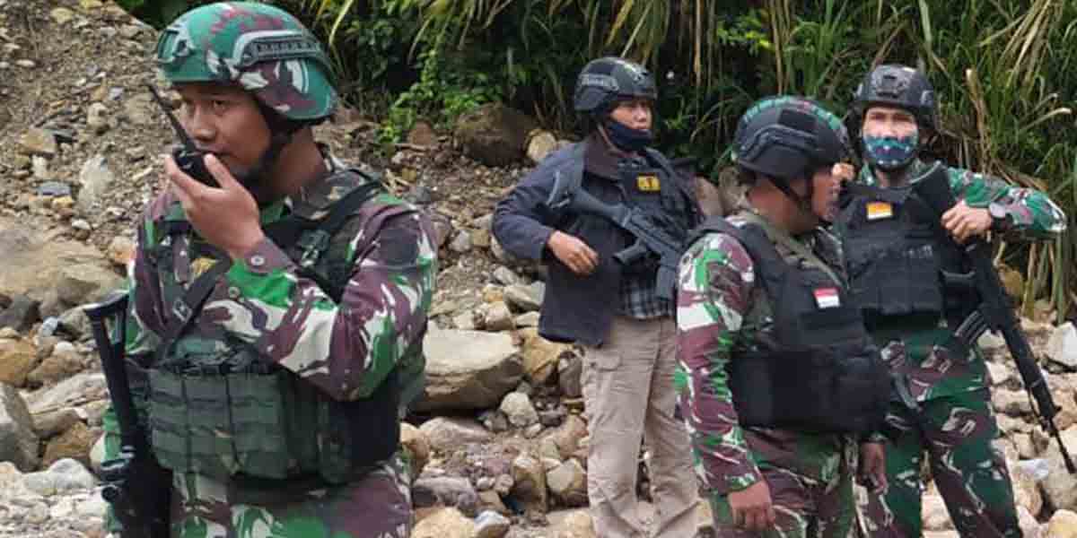 Upaya pencarian Prada Hengky Sumarlin Zai yang hilang di Tembagapura sejak 17 November lalu. Foto: Istimewa/Papua60detik